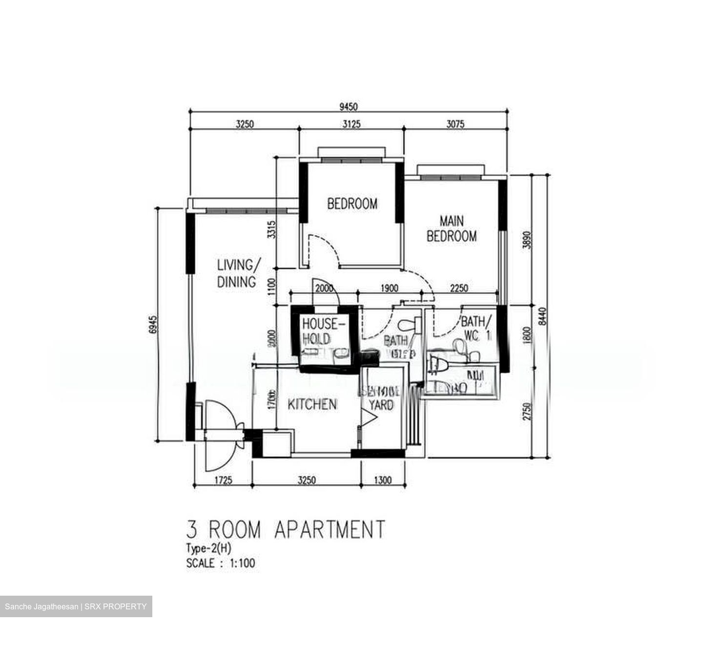 Blk 93B Telok Blangah Parcview (Bukit Merah), HDB 3 Rooms #575298561